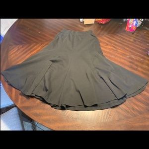 Richard & Co. Women Black Skirt Flowy Stretch Size S VTG